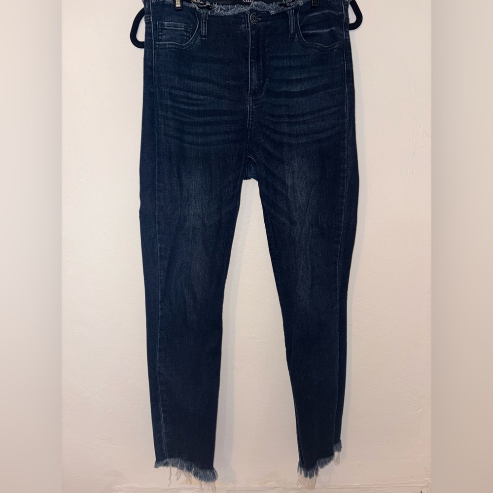 Cello Women's Deep Indigo Skinny Jeans